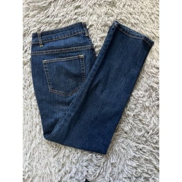 Faded Glory Blue Jeans Boot Cut 5 Pocket Denim Size 14 Petite - Picture 2 of 4